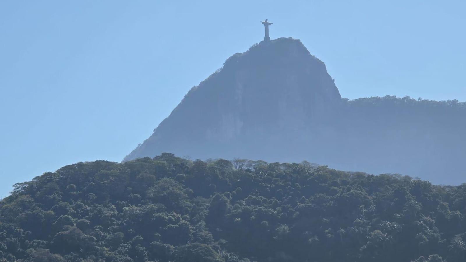 Copacabana Studio Vista-Mar E Cristo Redentor 200M Da Praia ริโอเดจาเนโร ภายนอก รูปภาพ